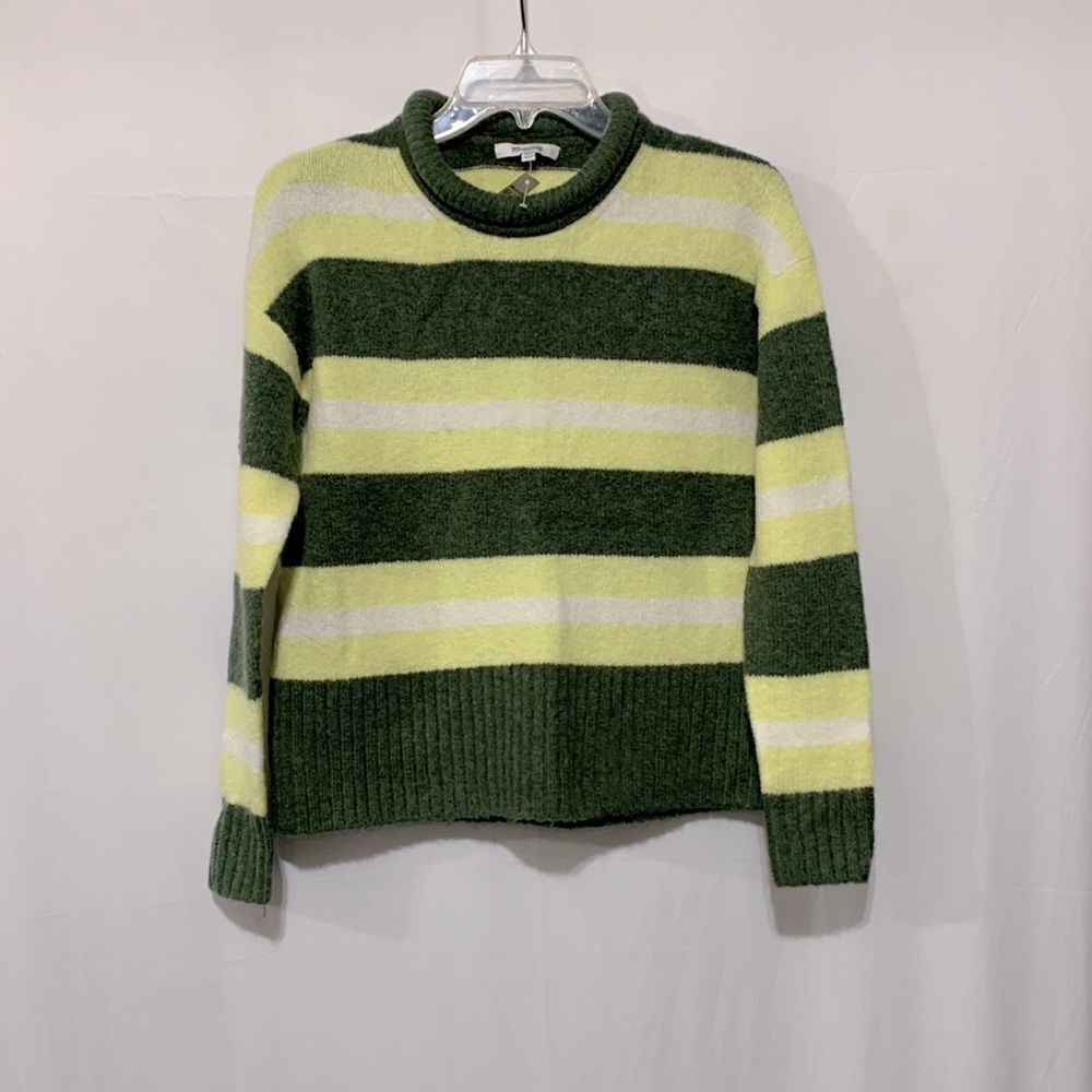 MADEWELL Fulton striped pull-over sweater
roll neck sweater loose relax fit XXS